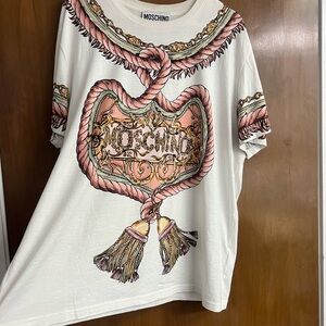 MOSCHINO Couture! White Graphic T-Shirt
